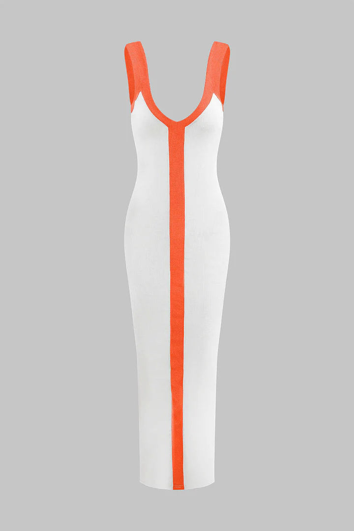 Zofia – Sukienka maxi z dekoltem V