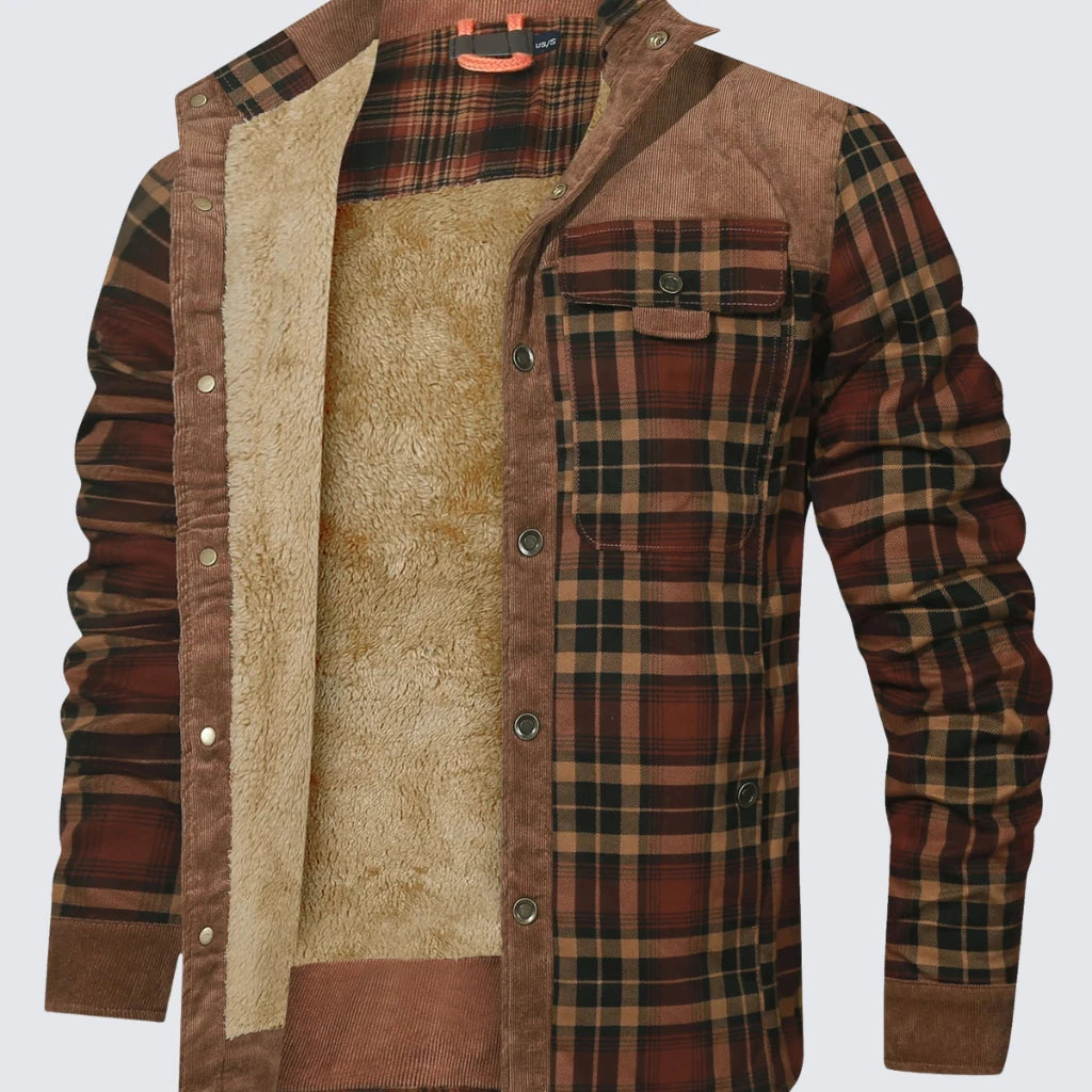 Mateusz – Miękka kurtka męska, zimowa i wiatroszczelna