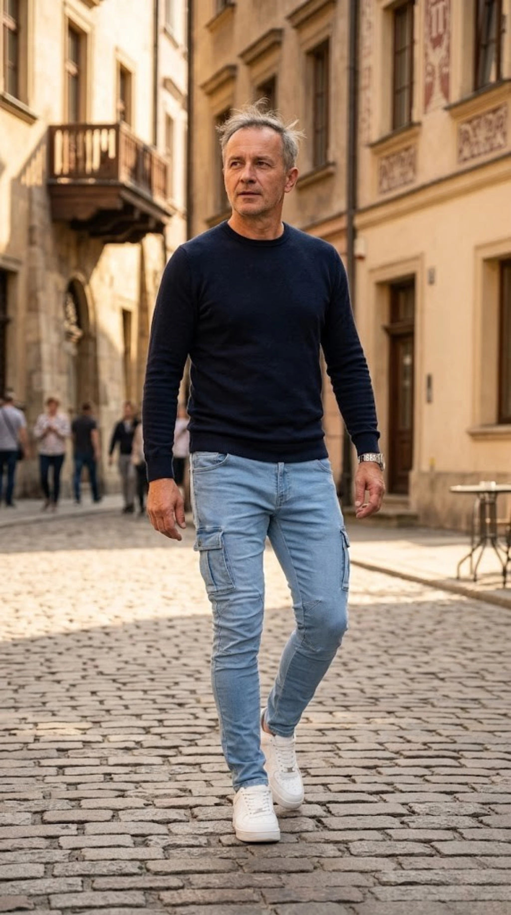 Dżinsy Cargo Urban Denim