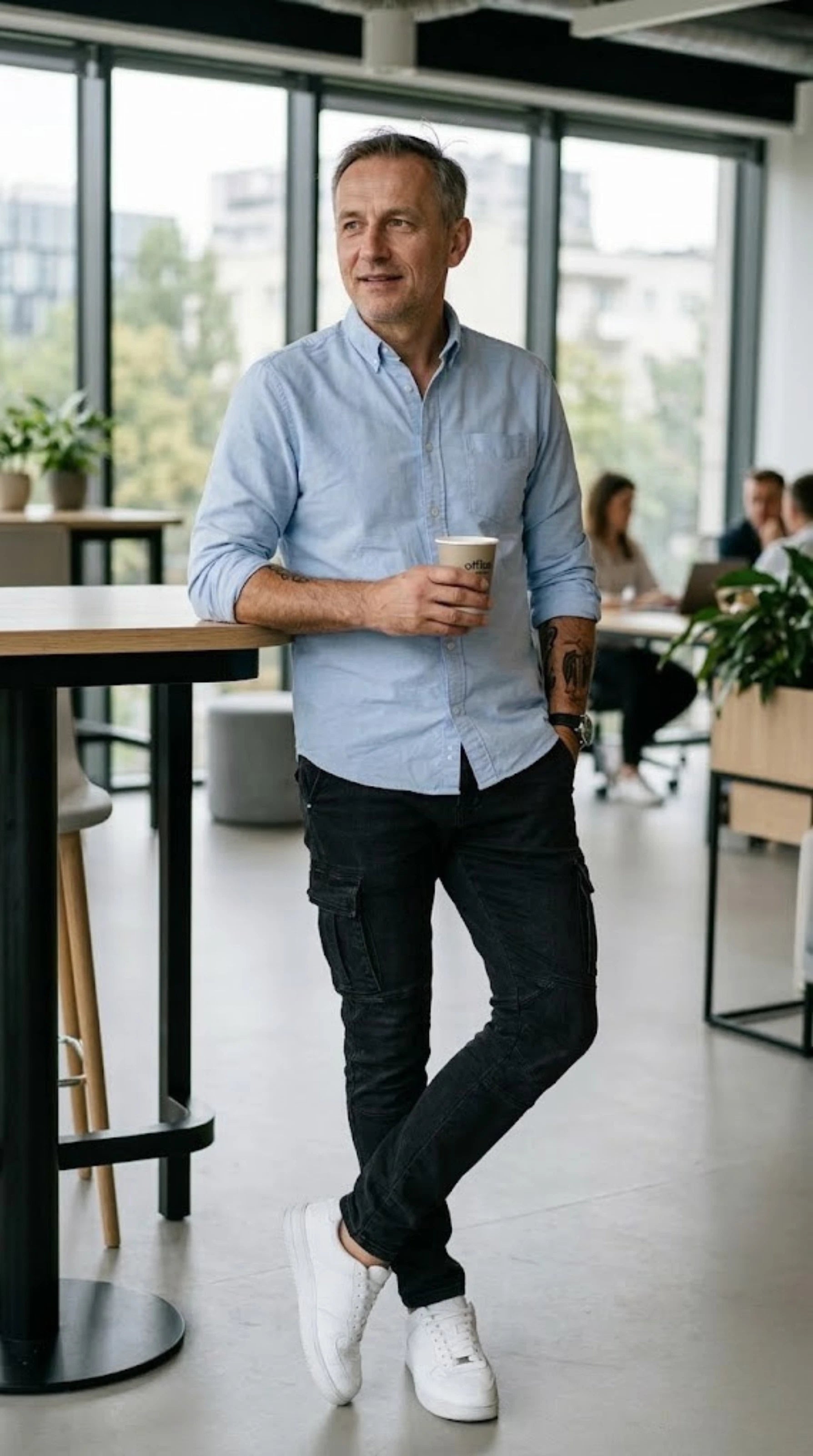 Dżinsy Cargo Urban Denim