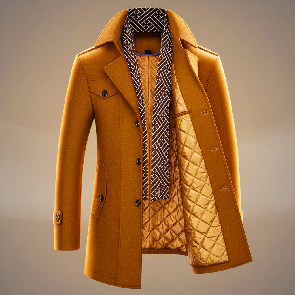 Kacper – Płaszcz z wełny virgin