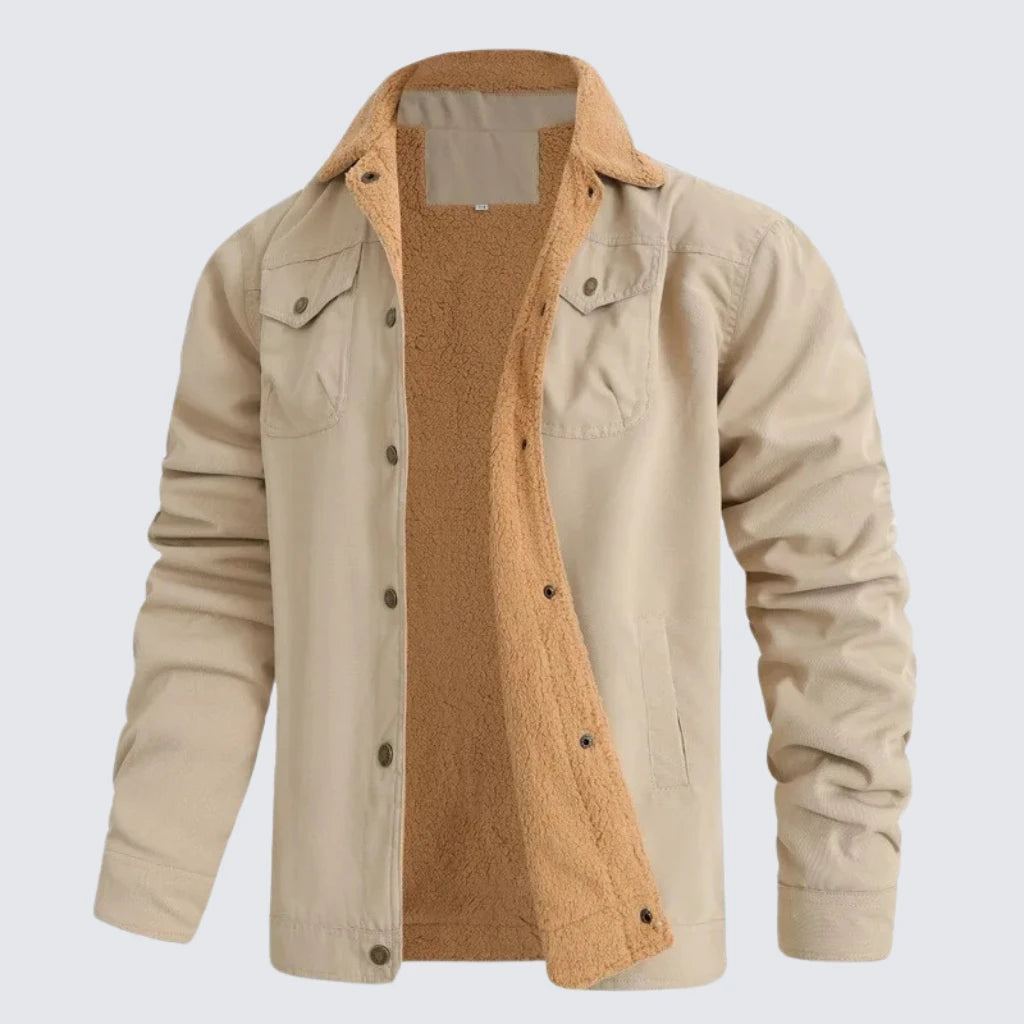 Kacper – Welurowa kurtka na chłodne dni