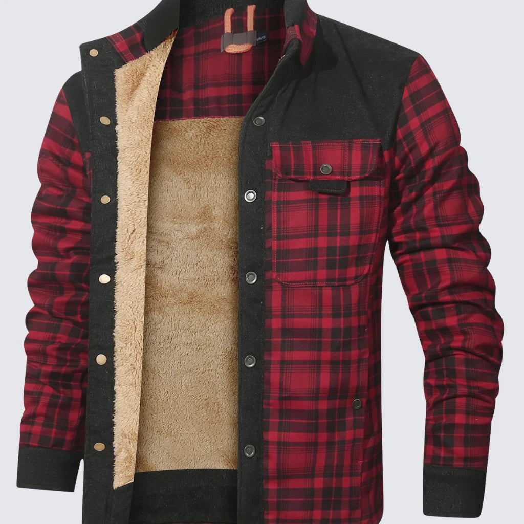 Mateusz – Miękka kurtka męska, zimowa i wiatroszczelna