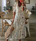 Zosia™ – Sukienka Boho z ukrytym brzuszkiem